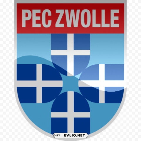 pec zwolle football logo PNG high quality