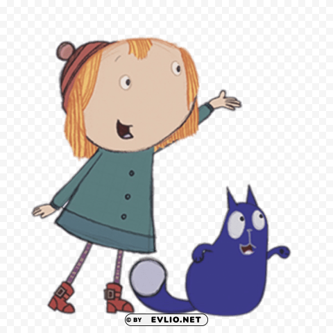 peg cat waving Transparent PNG Object with Isolation