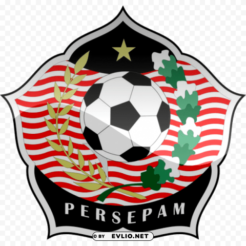 persepam madura united football logo PNG with transparent backdrop