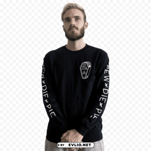 pewdiepie standing proud PNG with no cost