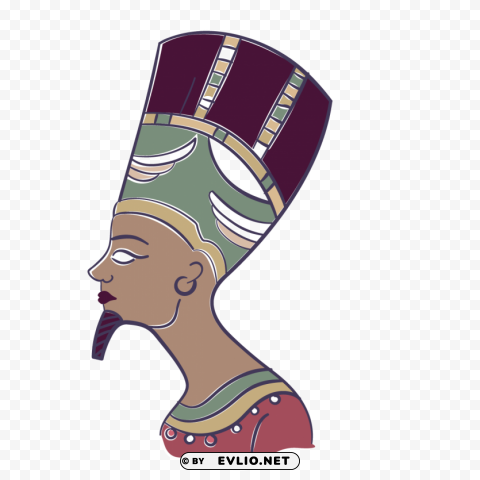 pharaoh Egyptian queen illustration PNG images for merchandise