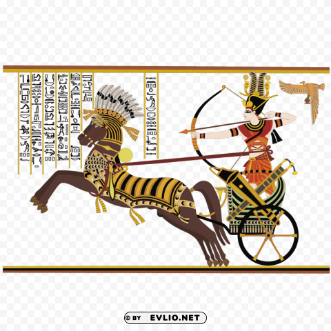 Ancient Egyptian Arabic wall painting PNG images with transparent elements