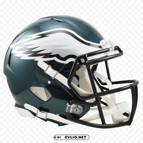 Philadelphia Eagles Helmet PNG Graphic Isolated With Clarity