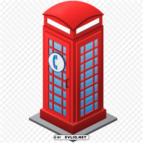 phone booth PNG for mobile apps
