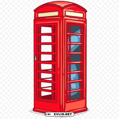 phone booth PNG for Photoshop