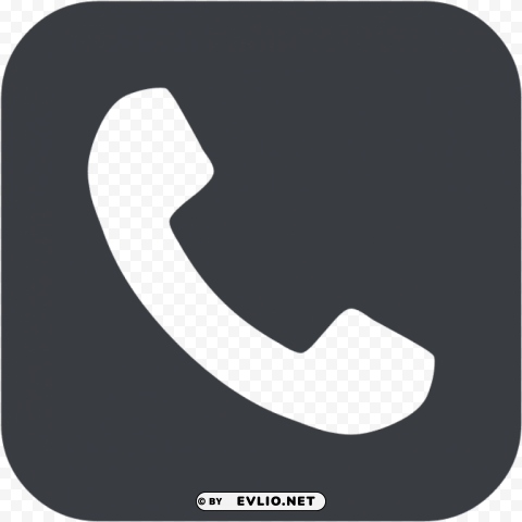 phone email square icon PNG Image with Clear Background Isolated