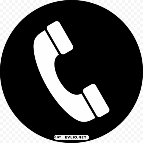 phone icon black PNG images no background PNG transparent with Clear Background ID f4c5ae0c