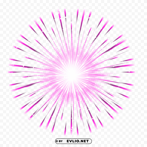 pink firework transparent Isolated Graphic on Clear PNG