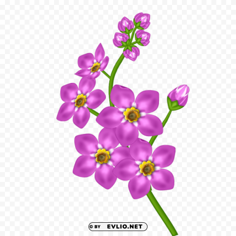 PNG image of pink flower transparent PNG images with no royalties with a clear background - Image ID dcb6dd54