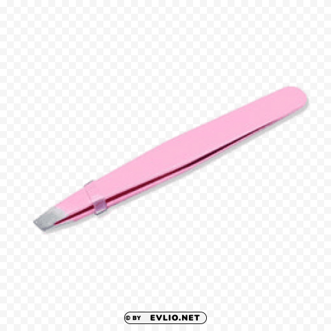 Transparent Background PNG of pink tweezers Transparent PNG Isolated Graphic Element - Image ID 6a606122
