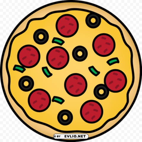pizza PNG Image Isolated with Transparent Detail