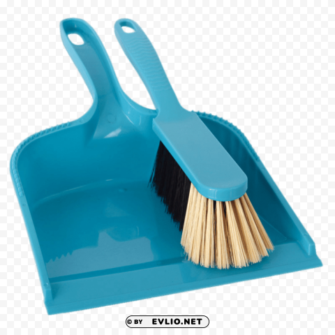 plastic dustpan and brush PNG Image with Isolated Artwork