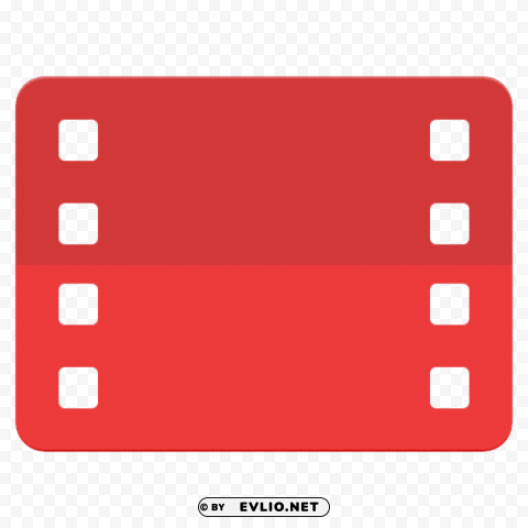 play movies icon android lollipop PNG Image with Isolated Graphic Element