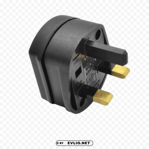 plug uk black PNG transparent graphics for projects