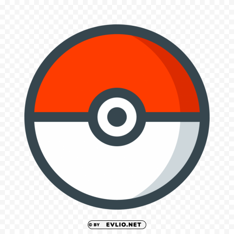 pokeball Isolated Subject with Clear PNG Background