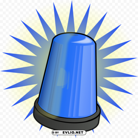 police siren Transparent background PNG stock