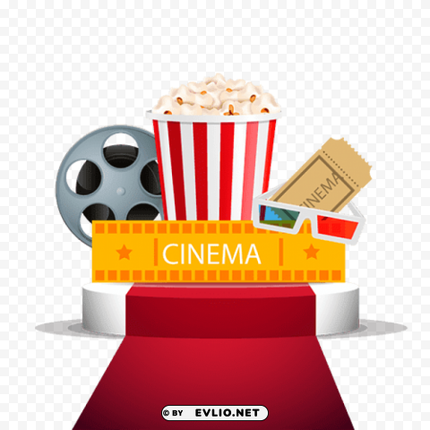popcorn PNG format with no background