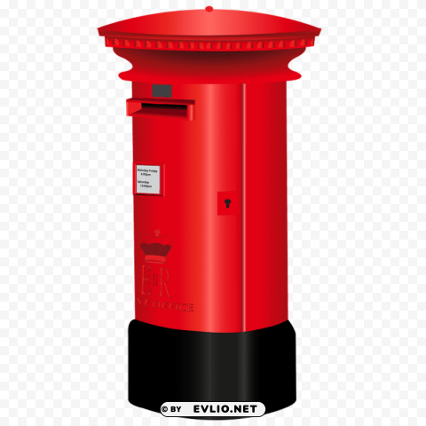 postbox Transparent PNG Isolation of Item