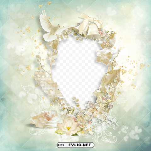 pretty pastel frame Transparent PNG images collection
