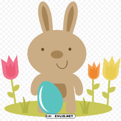 Printable Easter Bunny Story PNG Clear Background