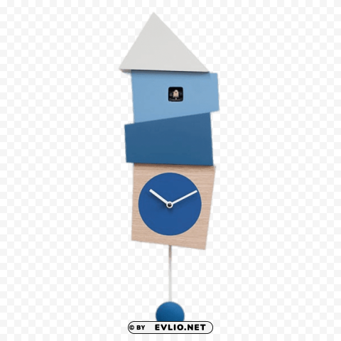 progetti crooked cuckoo clock Isolated Item on HighQuality PNG