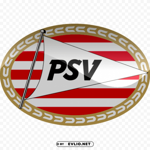 psv eindhoven football logo PNG Image with Transparent Isolated Graphic Element