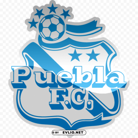 puebla fc football logo Transparent Background PNG Isolated Icon