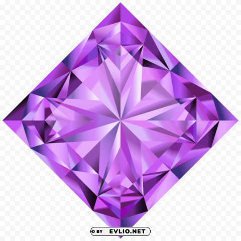 Purple Diamond Transparent PNG Pictures For Editing