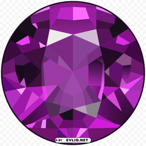 purple gem Transparent PNG Isolated Object