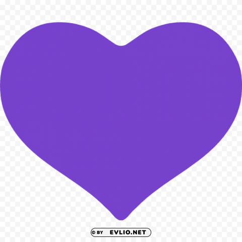 purple heart emoji facebook Transparent PNG picture