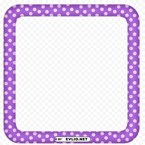 purple large transparent dotted photo frame Clear PNG images free download