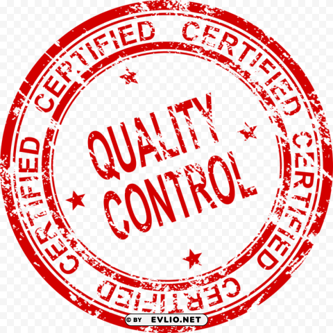 quality control certified stamp PNG isolated