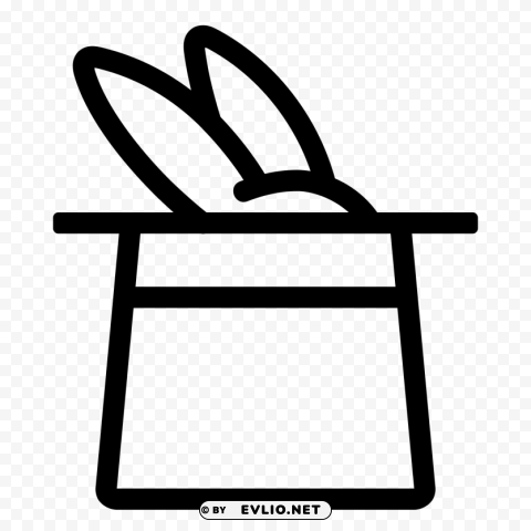 rabbit hat images Transparent Background PNG Isolated Design