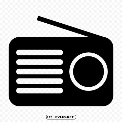 radio Transparent PNG Object with Isolation