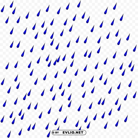 raindrops Isolated Artwork on Clear Transparent PNG