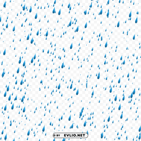 raindrops Isolated Artwork with Clear Background in PNG
