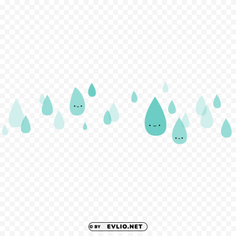 Raindrops Pic Isolated Artwork On Transparent PNG