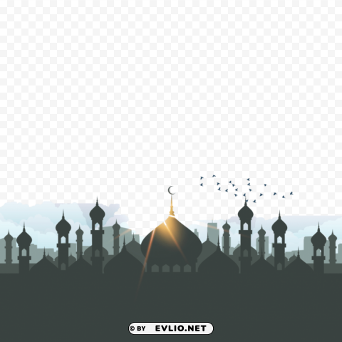 Ramadan Kareem Transparent Background Isolated PNG Character