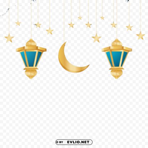 Ramadan Kareem Transparent PNG Isolated Element with Clarity