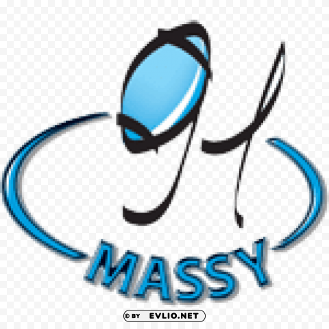 rc massy rugby logo Isolated Icon with Clear Background PNG