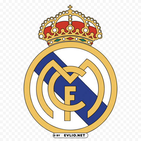 Real Madrid logo PNG Image Isolated with Transparent Detail