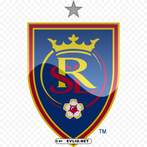 Real Salt Lake City Football Logo PNG Transparent Images For Printing