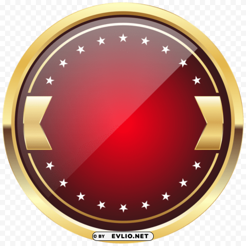 red badge template Free transparent background PNG