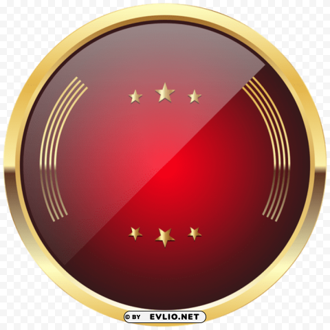 red badge template transparent Free PNG file