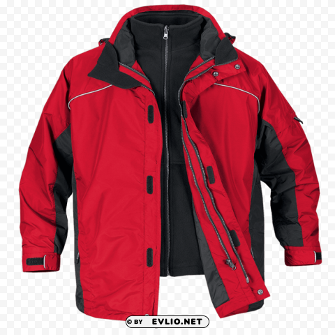 red black jacket PNG pictures with no background required