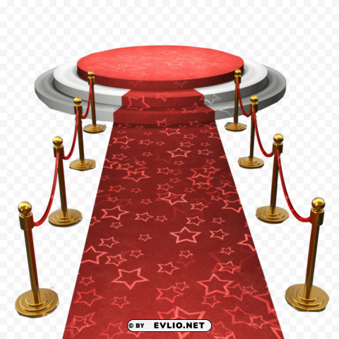 red carpet Transparent PNG Isolated Graphic Detail