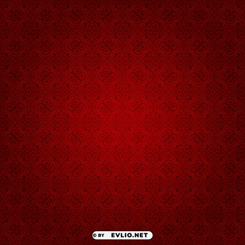 red ornamental PNG with cutout background
