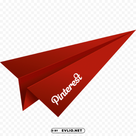 red paper plane PNG images for merchandise