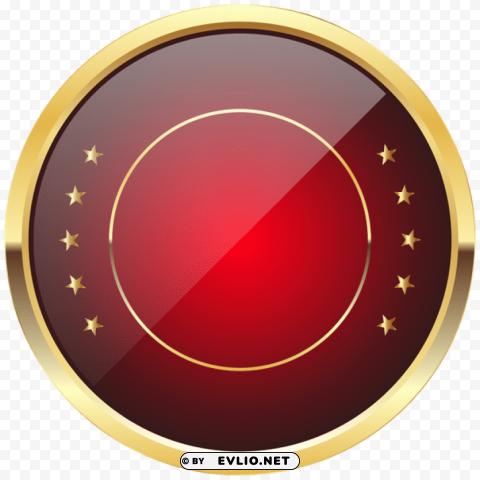 red seal badge template transparent ClearCut PNG Isolated Graphic