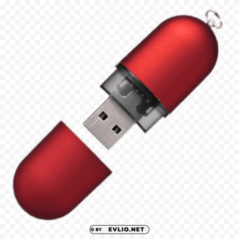 red usb stick PNG design elements